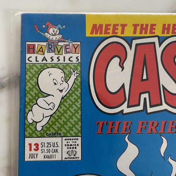 Harvey Classics Casper The Friendly Ghost Comic Vol 2. No 13. Vintage July 1993 - Picture 5 of 7